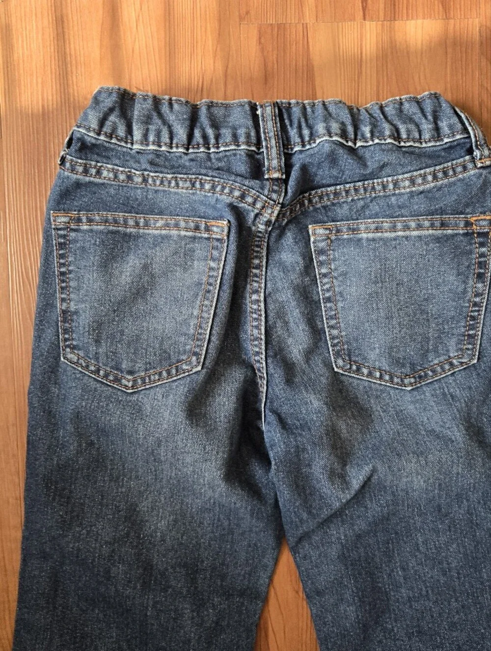 Old Navy Kids size 10 Classic Dark wash denim blue jean adjustable waistband EUC